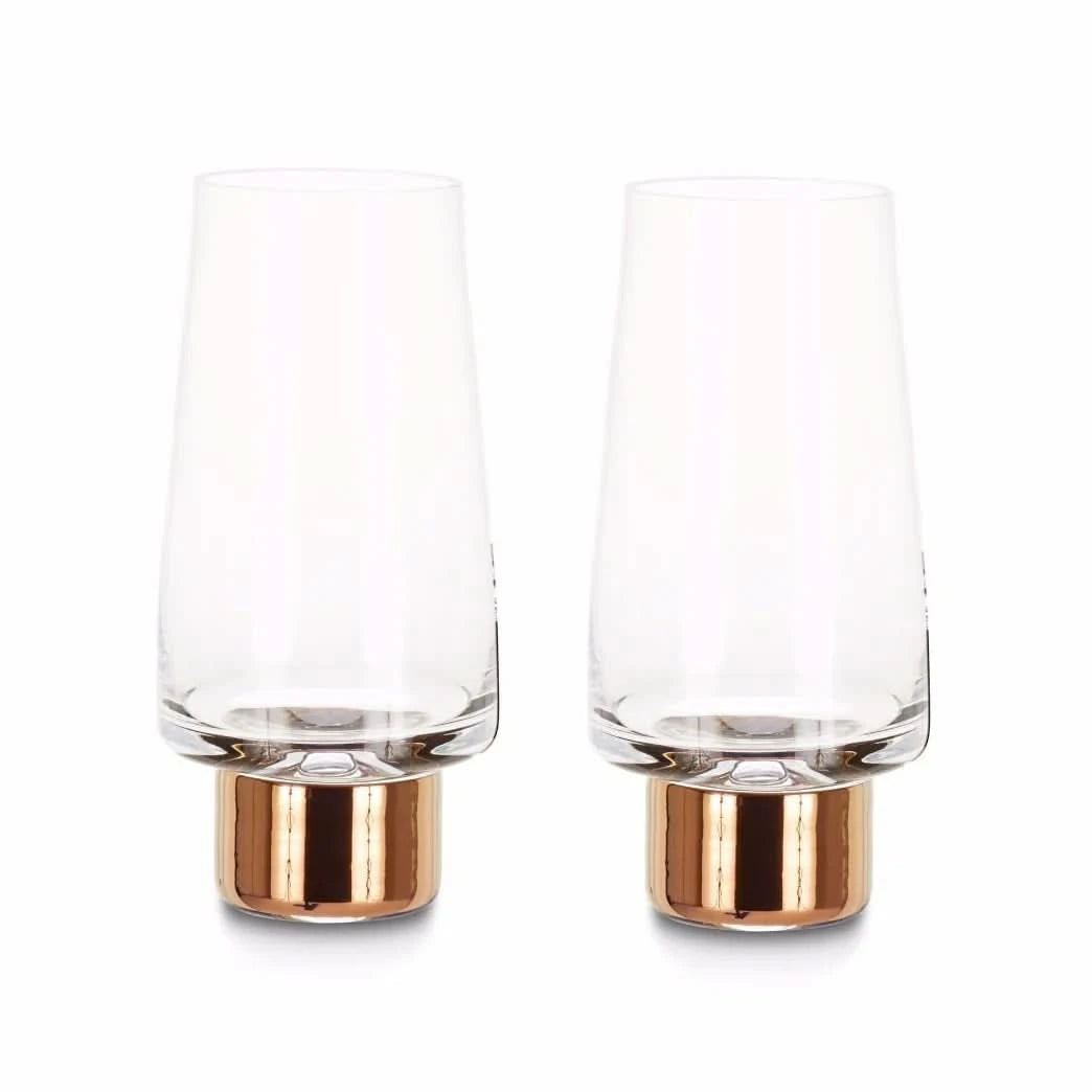 Tank High Ball Glasses (Set of 2) - Bayte