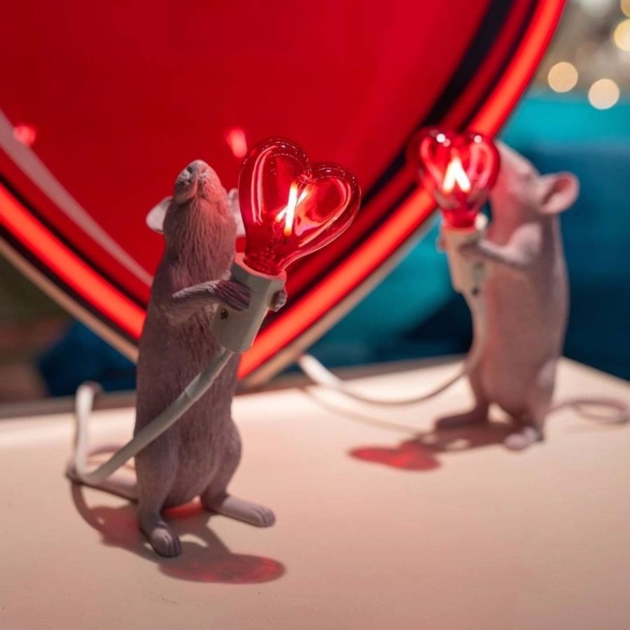 Mouse Table Lamp Love Edition